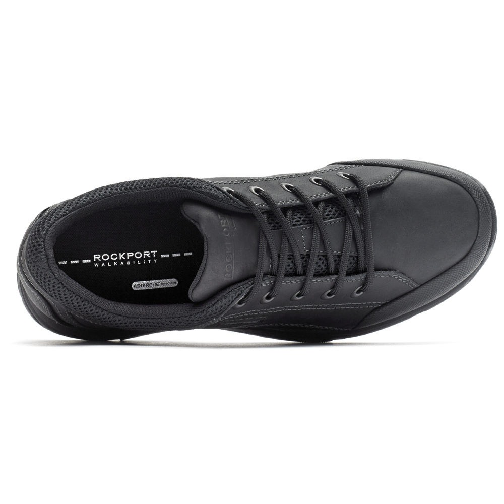 Tenis Rockport Homem Pretas - Chranson Lace-Up - 24187TARZ